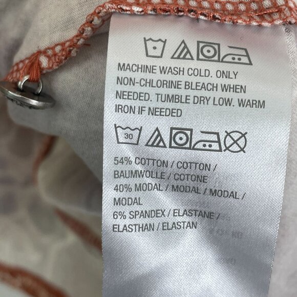 Susan Graver Weekend Plus 1X Rust Floral Long Sleeve Tunic Top Fall Color Shirt - Picture 5 of 11